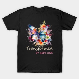 Christian God Is Not Dead Butterfly Gift For Men Women T-Shirt